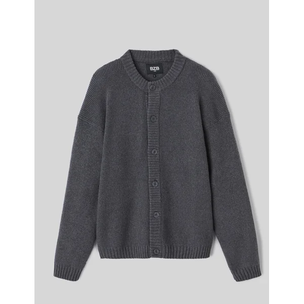 Gilet boutonné Gris foncé
