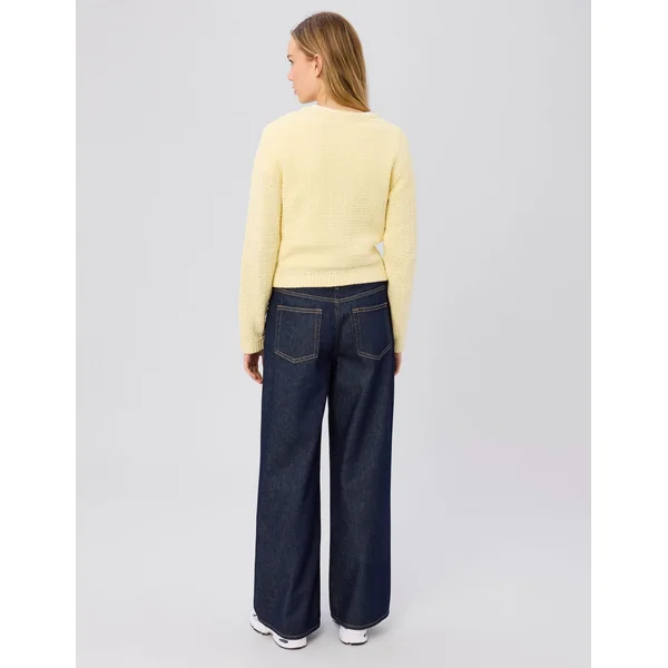 Gilet boutonné Jaune