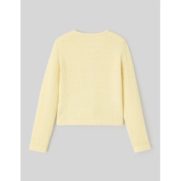 Gilet boutonné Jaune