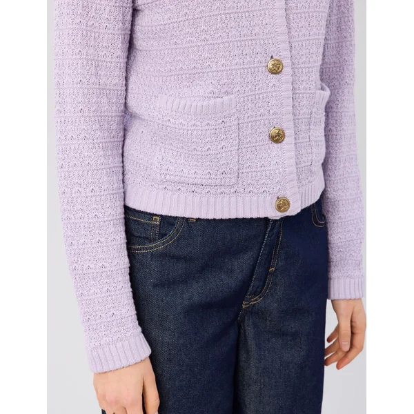 Gilet boutonné Lila