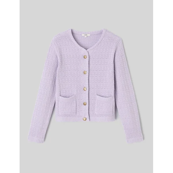 Gilet boutonné Lila