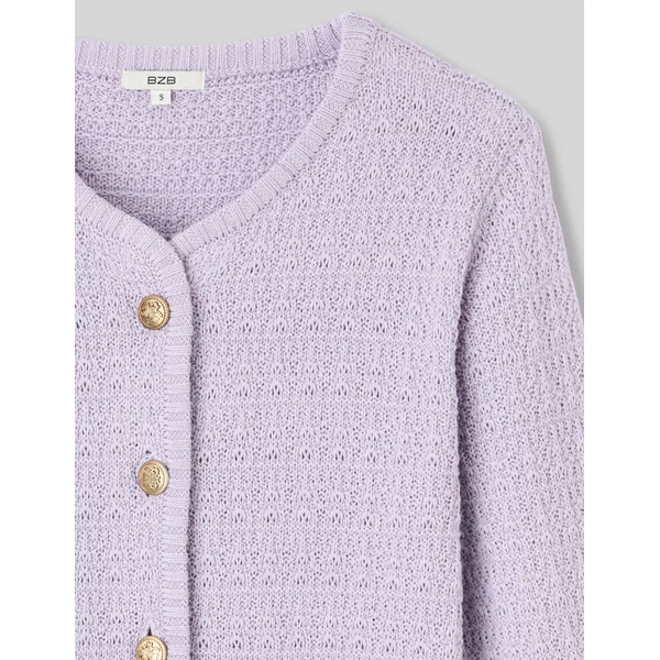 Gilet boutonné Lila
