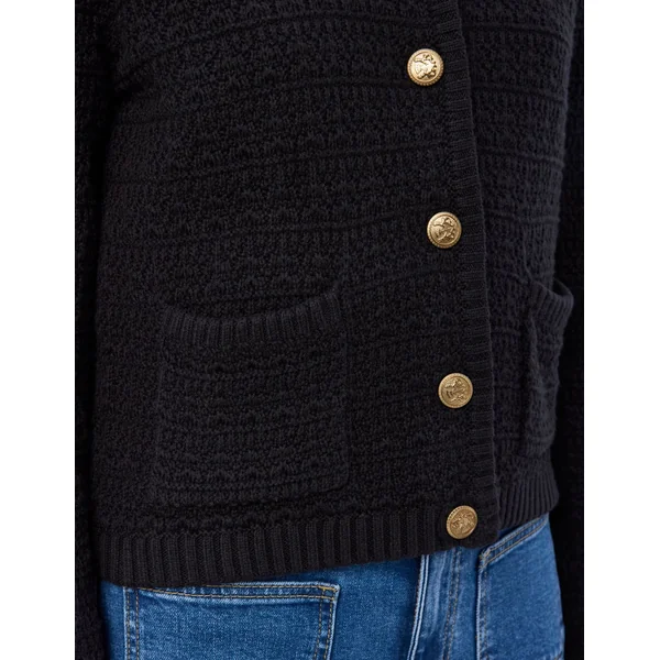 Gilet boutonné Noir