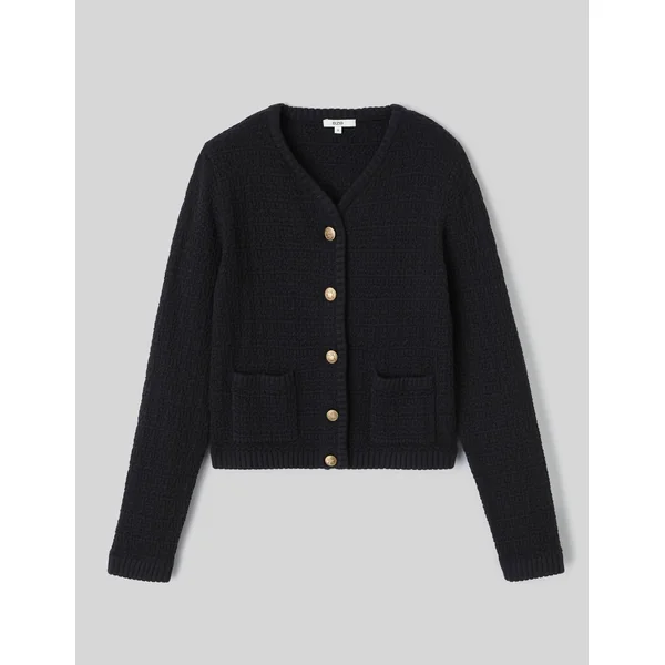 Gilet boutonné Noir