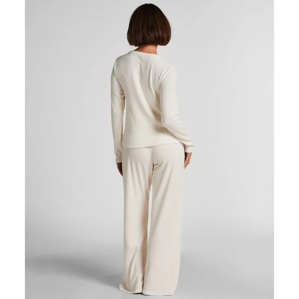 Gilet en Jersey Côtelé - Blanc