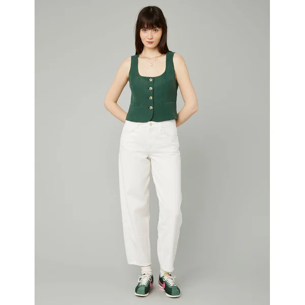 Gilet garçon de café Vert