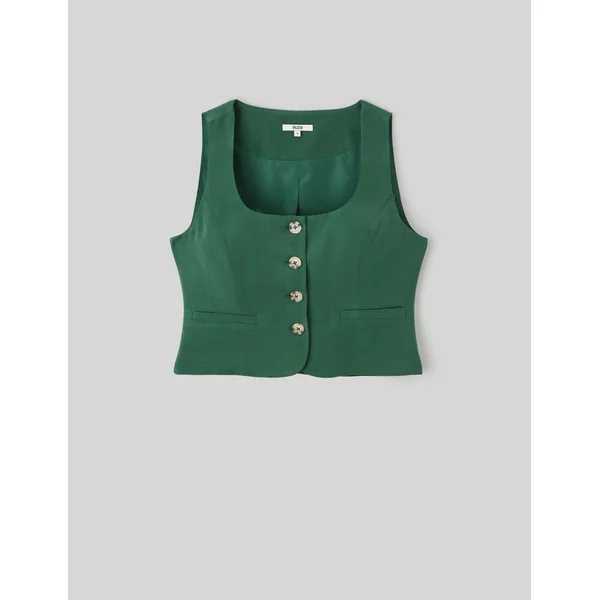 Gilet garçon de café Vert