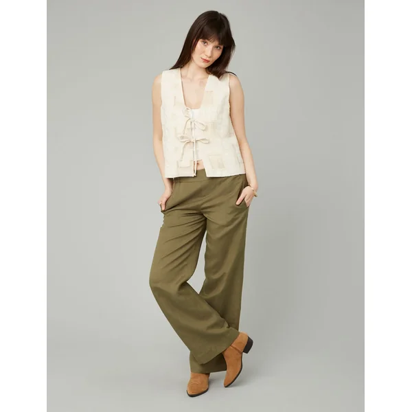 Gilet sans manches nouette Naturel