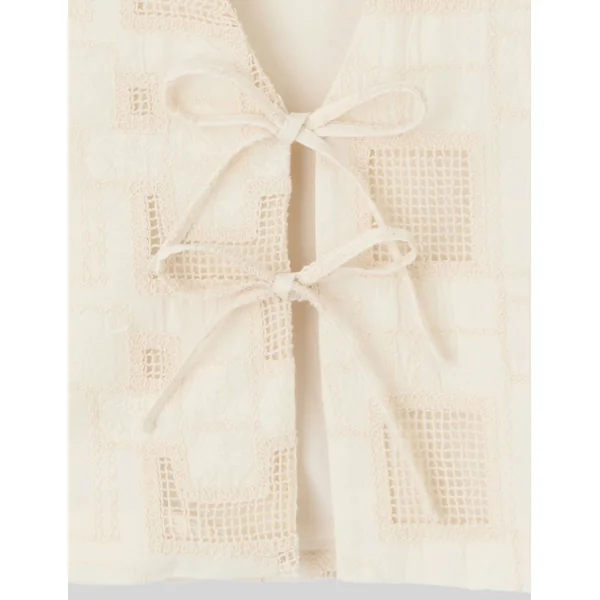 Gilet sans manches nouette Naturel