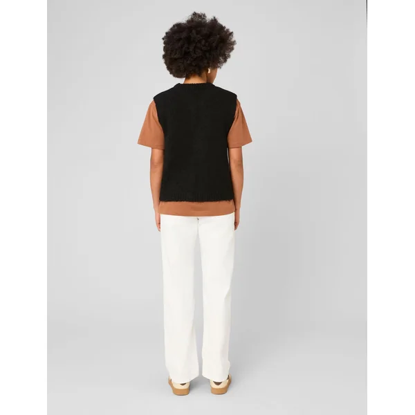 Gilet sans manches à noeuds Noir