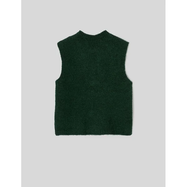 Gilet sans manches à nœuds Kaki foncé