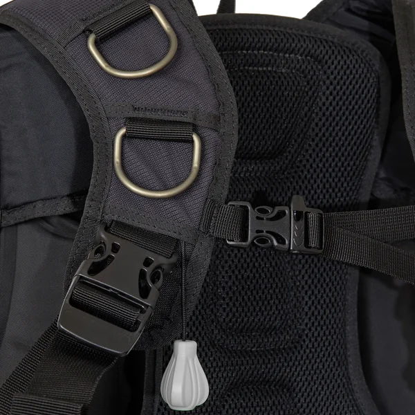 Gilet stabilisateur de plongée sous-marine scd 500 noir gris