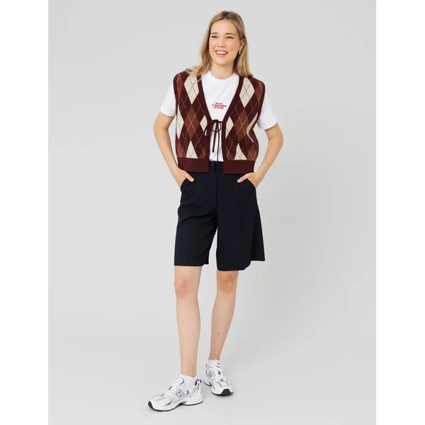 Gilet à nouer burlington Multicolore