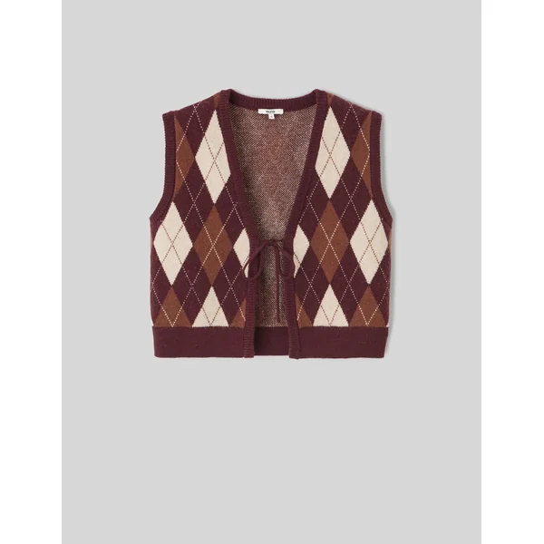 Gilet à nouer burlington Multicolore