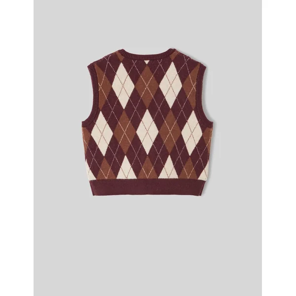 Gilet à nouer burlington Multicolore