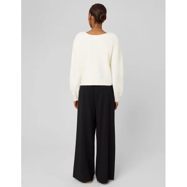 Gilet à nœuds Blanc écru