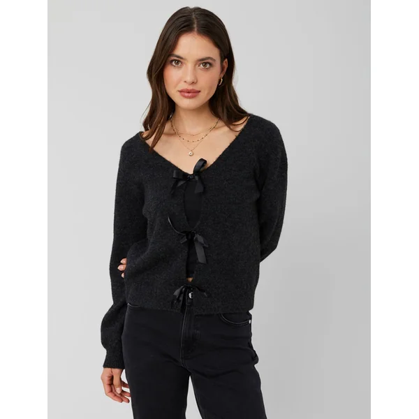 Gilet à nœuds Gris