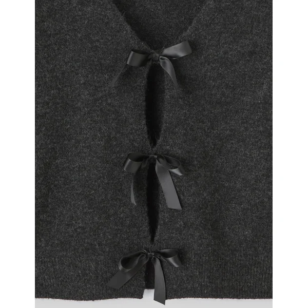 Gilet à nœuds Gris
