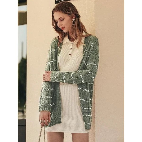 Gillet Bohème Effet Tricot