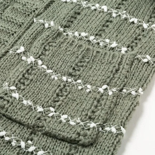 Gillet Bohème Effet Tricot