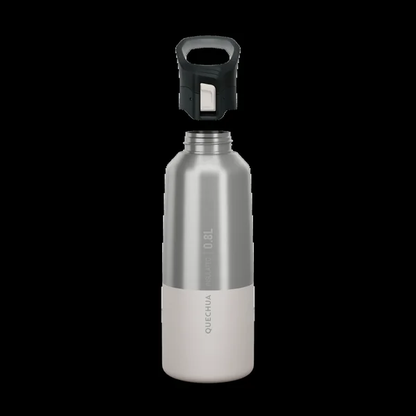 Gourde 900 isotherme inox 0,8L bouchon à ouverture rapide pour la randonnée