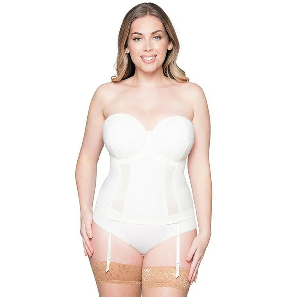 Guêpière bandeau armatures Curvy Kate LUXE BASQUE Ivoire Curvy Kate Luxe