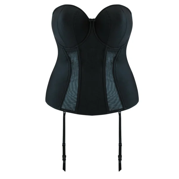 Guêpière bandeau armatures Curvy Kate LUXE BASQUE Noir Curvy Kate Luxe