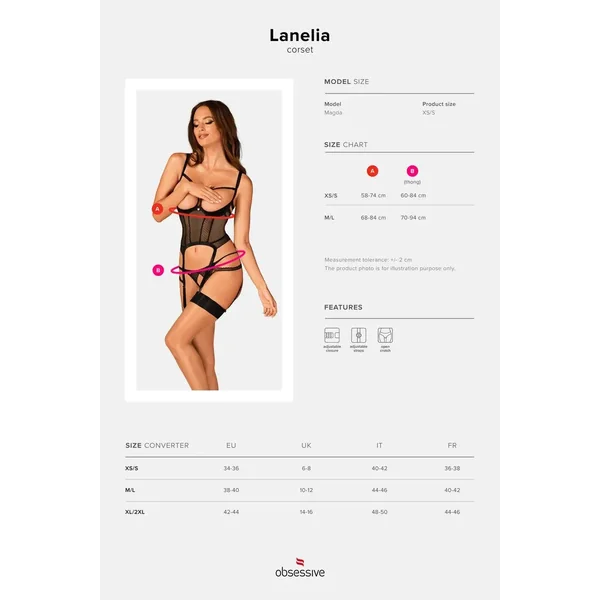 Guêpière ouverte Lanelia