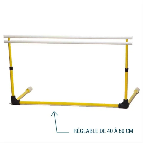 Haie d'athlétisme démontable 40 à 60 cm