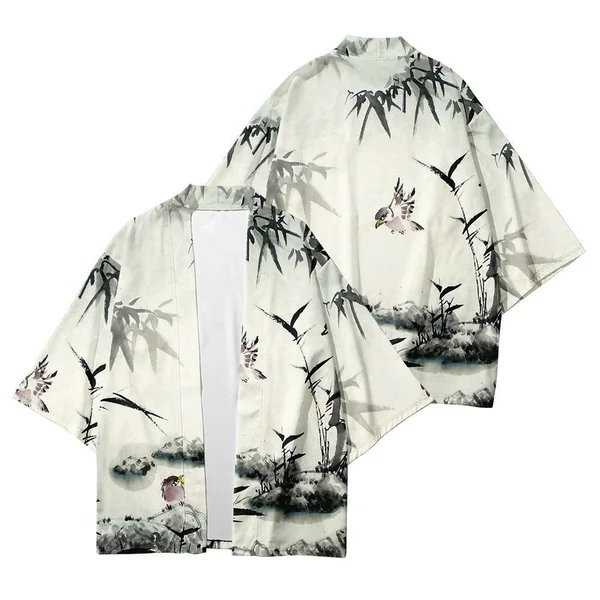 Haori Japonais Plage Homme