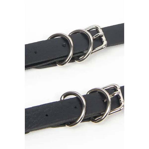 Harnais de buste cuir & chainettes