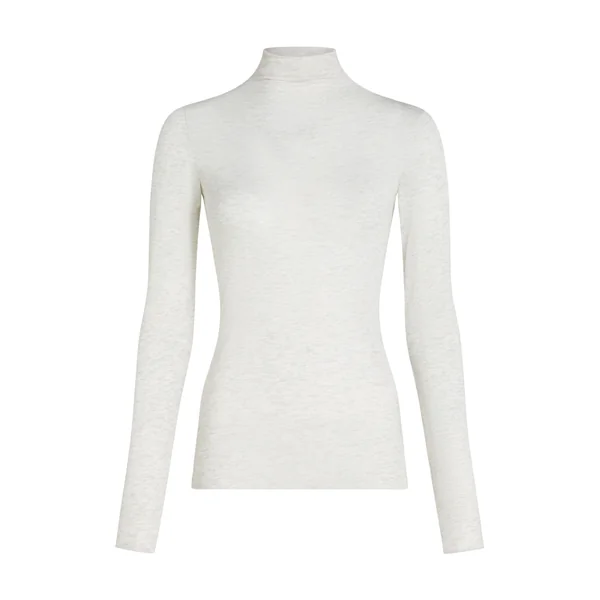 Haut avec cachemire à col roulé super soft - Beige