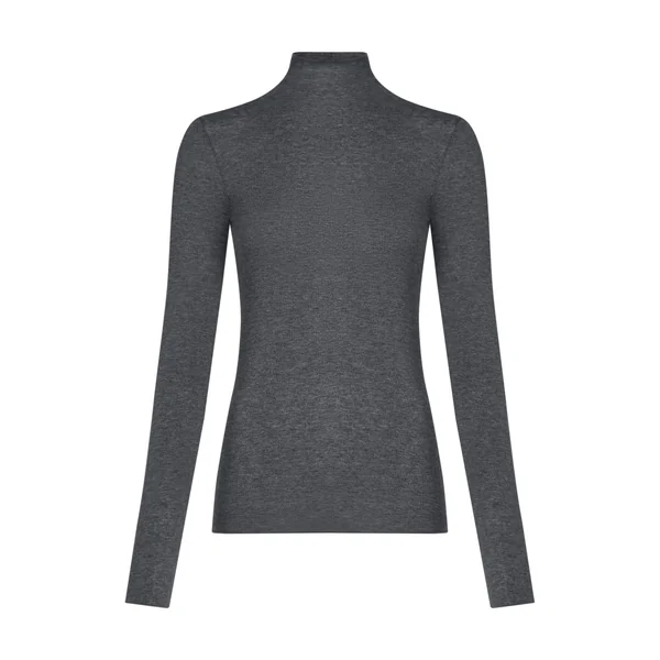 Haut avec cachemire à col roulé super soft - Gris