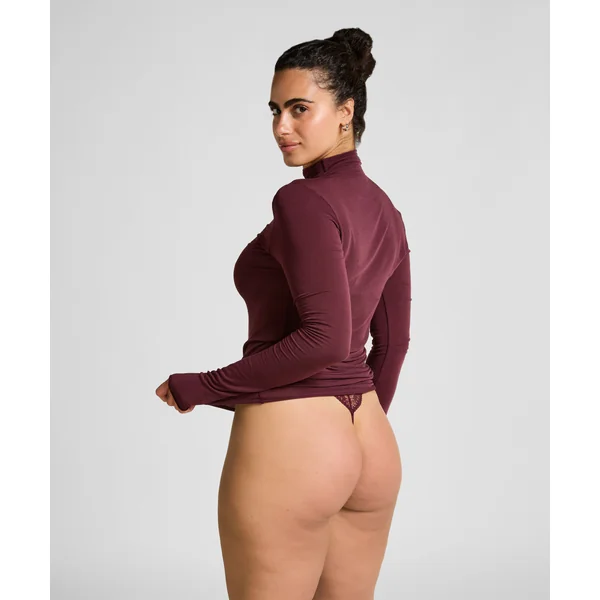 Haut avec cachemire à col roulé super soft - Violet