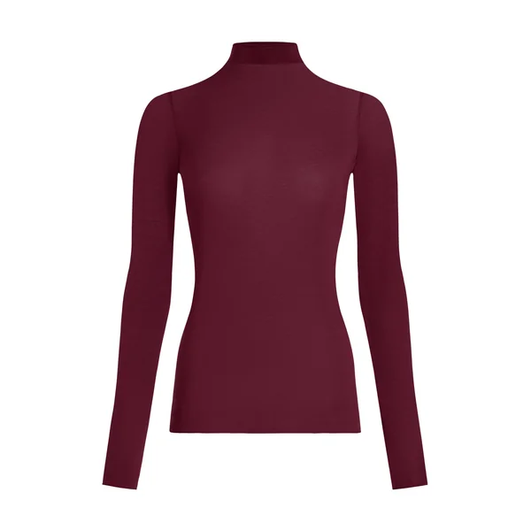 Haut avec cachemire à col roulé super soft - Violet