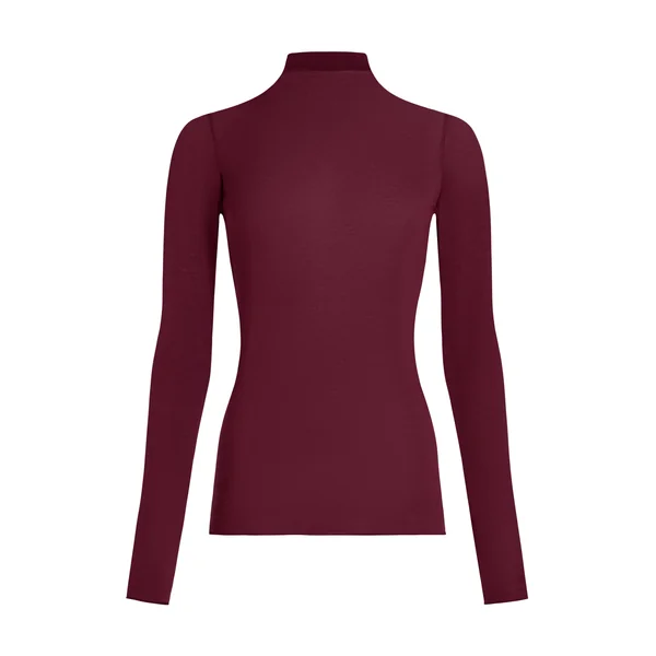 Haut avec cachemire à col roulé super soft - Violet