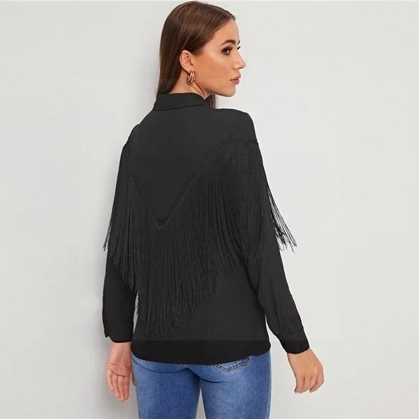 Haut bohème noir