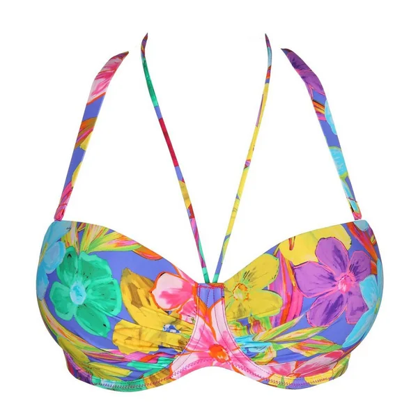 Haut de bikini bandeau Prima Donna Sazan bleu Prima Donna Maillot