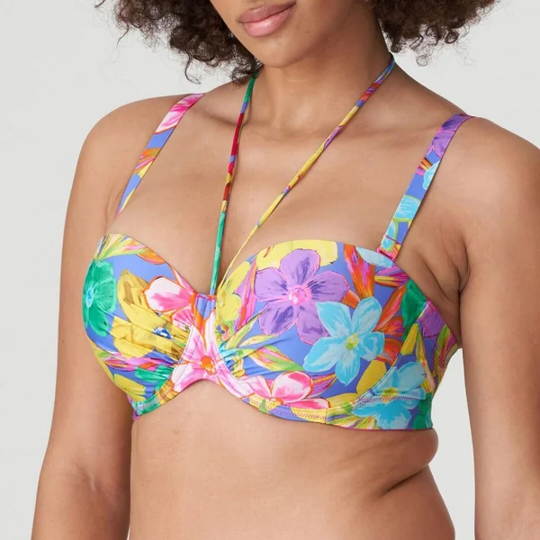Haut de bikini bandeau Prima Donna Sazan bleu Prima Donna Maillot