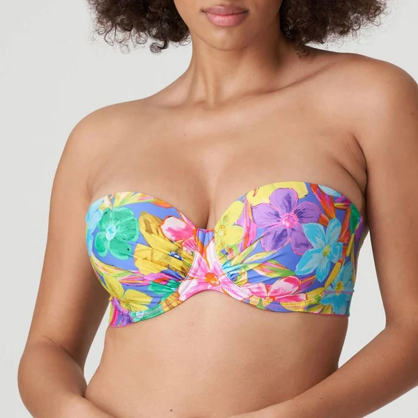 Haut de bikini bandeau Prima Donna Sazan bleu Prima Donna Maillot