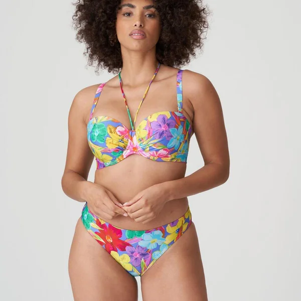 Haut de bikini bandeau Prima Donna Sazan bleu Prima Donna Maillot