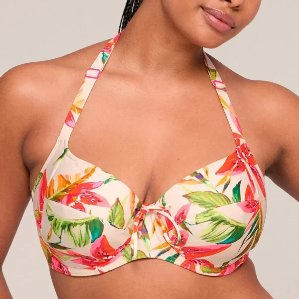 Haut de bikini emboîtant Calm tropics vert Prima Donna Maillot