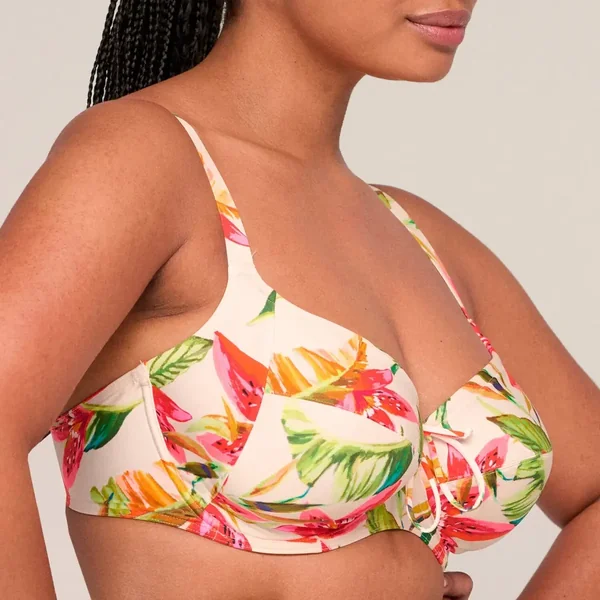 Haut de bikini emboîtant Calm tropics vert Prima Donna Maillot