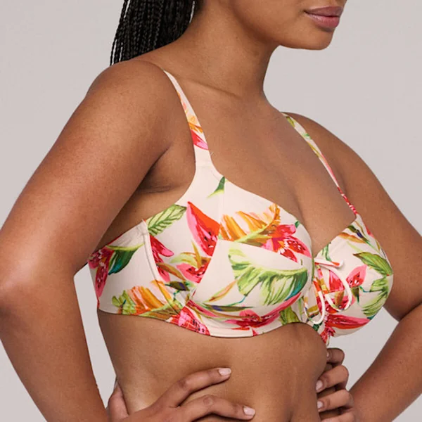 Haut de bikini emboîtant Calm tropics vert Prima Donna Maillot