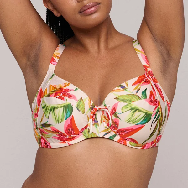 Haut de bikini emboîtant Calm tropics vert Prima Donna Maillot