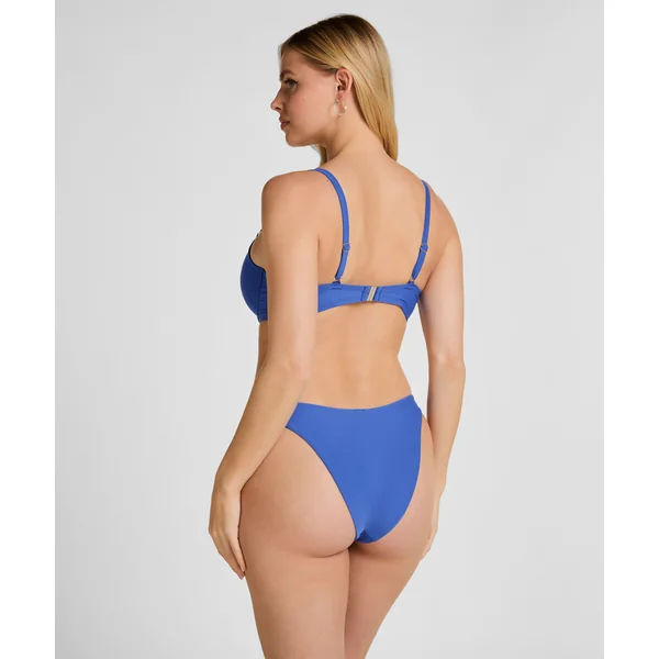Haut de Bikini Luxe à Armatures et Rembourrage - Bleu