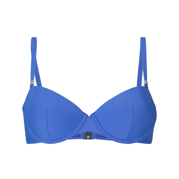 Haut de Bikini Luxe à Armatures et Rembourrage - Bleu