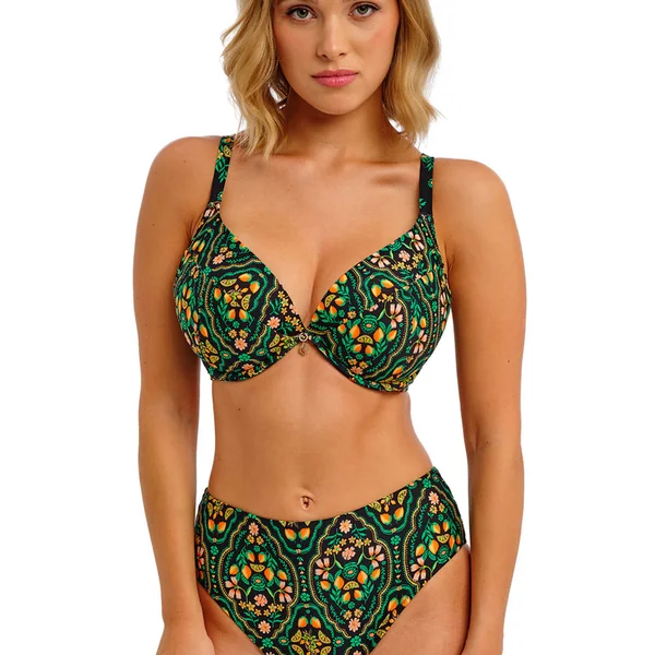 Haut de Bikini Plongeant - Santa Ana vert Freya Maillots