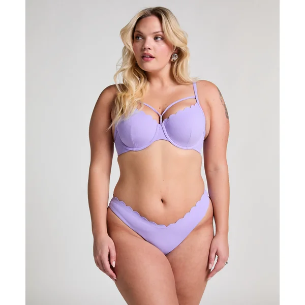Haut de bikini préformé à armatures Scallop - Violet