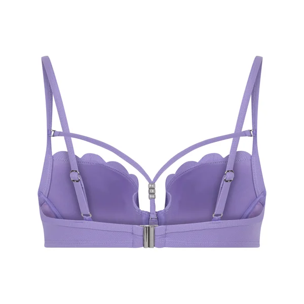 Haut de bikini préformé à armatures Scallop - Violet
